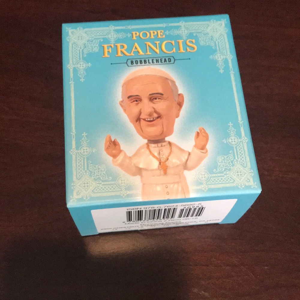 Pope Francis Bobblehead NWT never opened